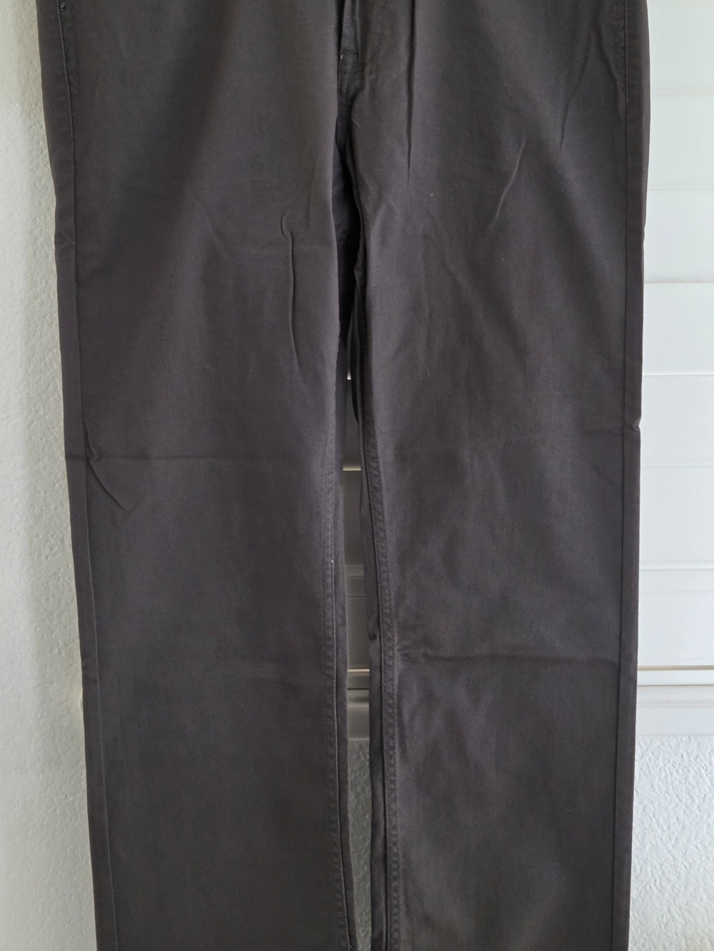 NWT Buffalo David Bitton Sam-X Jeans Mens 36x32 Gray Slim Straight Stretch Denim